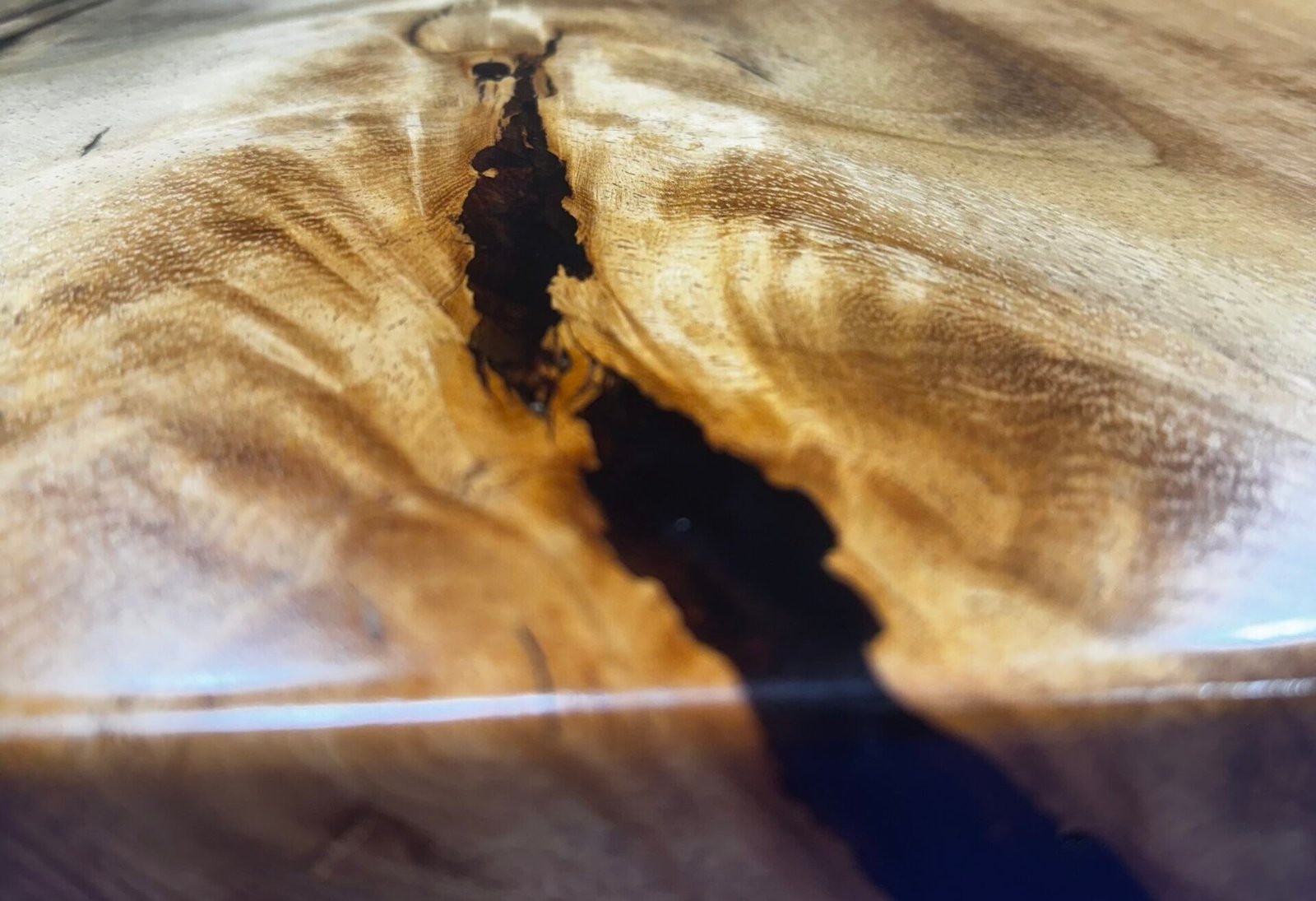 Monkey Pod and Epoxy Table